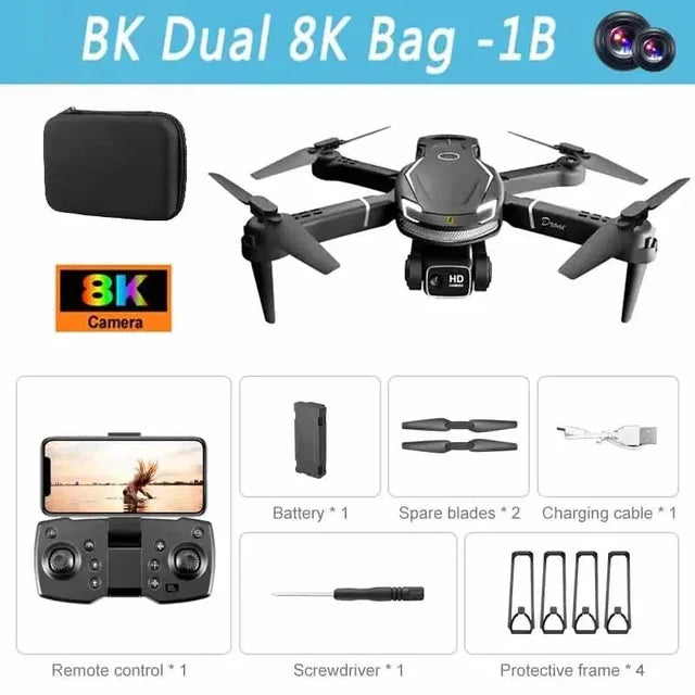 Mini V88 Drone 8K 5G GPS Professional HD Aerial Photography Remote Control Aircraft HD Dual Camera Quadcopter Toy UAV